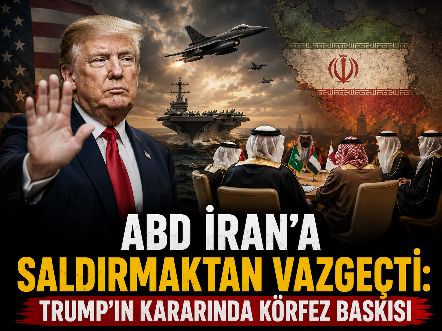 ABD İran’a saldırmaktan vazgeçti: Trump’ın kararında Körfez baskısı