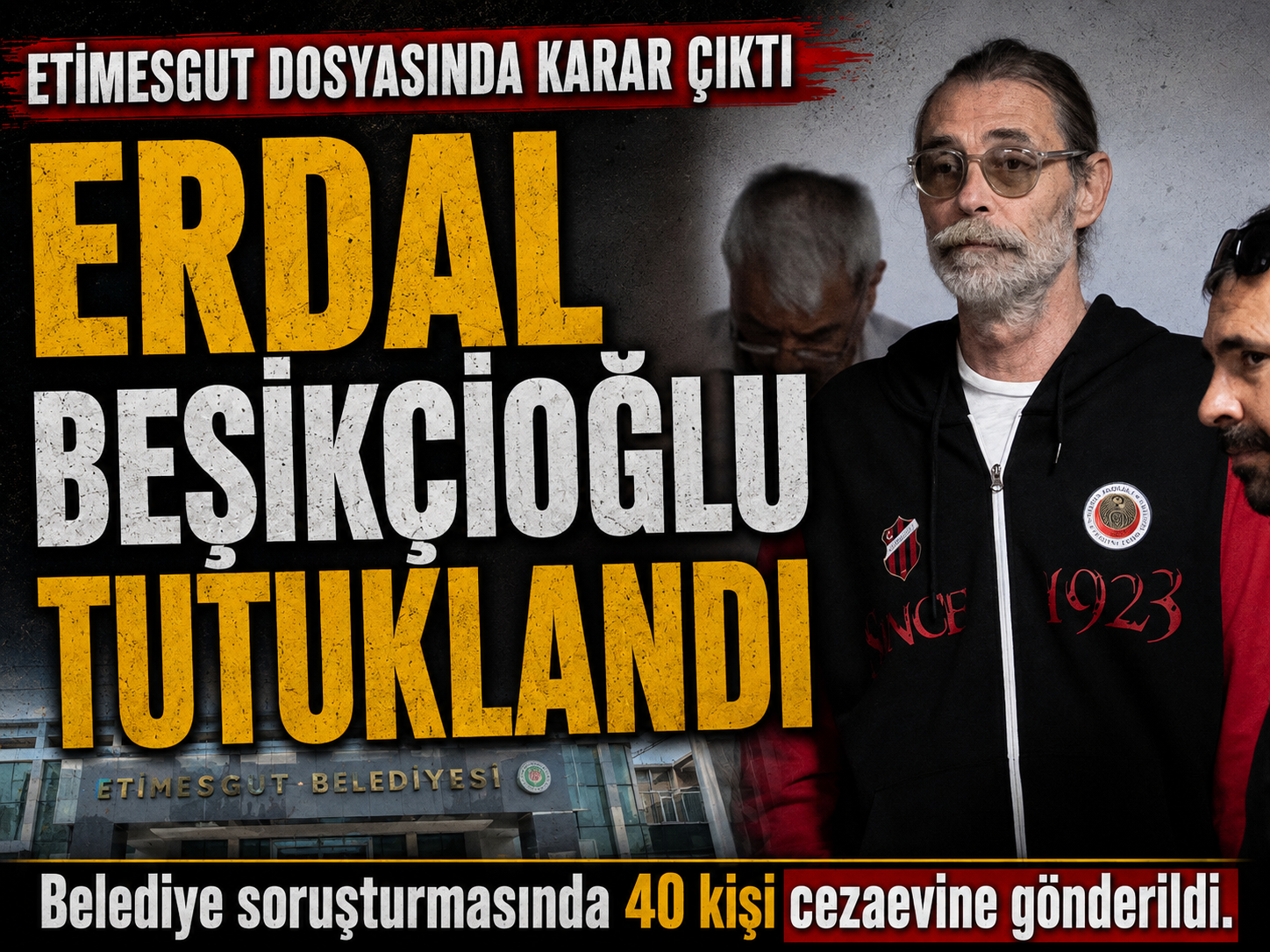 Erdal Beşikçioğlu ve 39 kişi cezaevine gönderildi