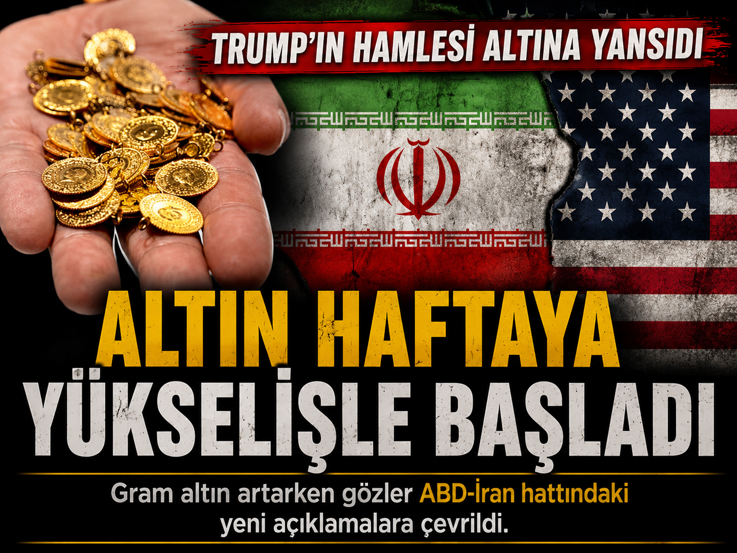 Altında ani yükseliş! Gram ve çeyrek rekora koşuyor