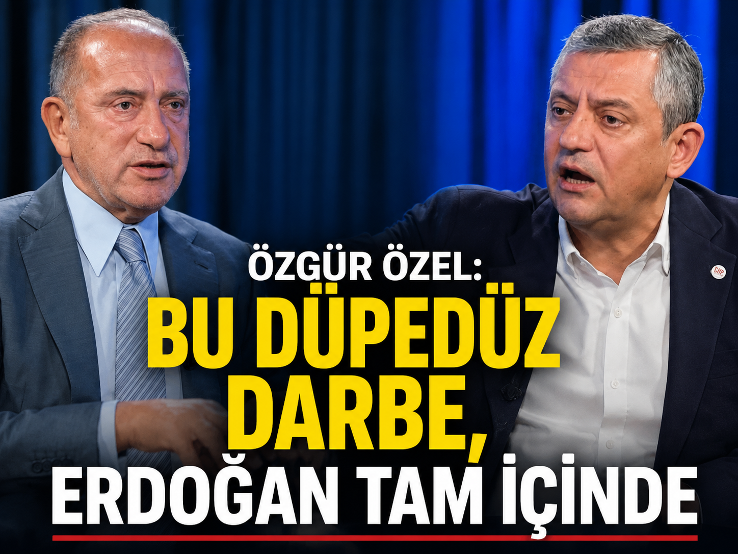 Özgür Özel: Bu düpedüz darbe, Erdoğan tam içinde