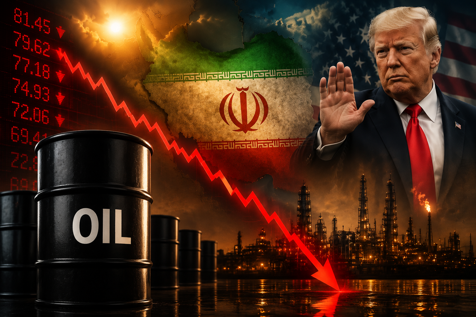 Petrol fiyatları, Trump’ın İran saldırılarını durdurmasının ardından geriledi
