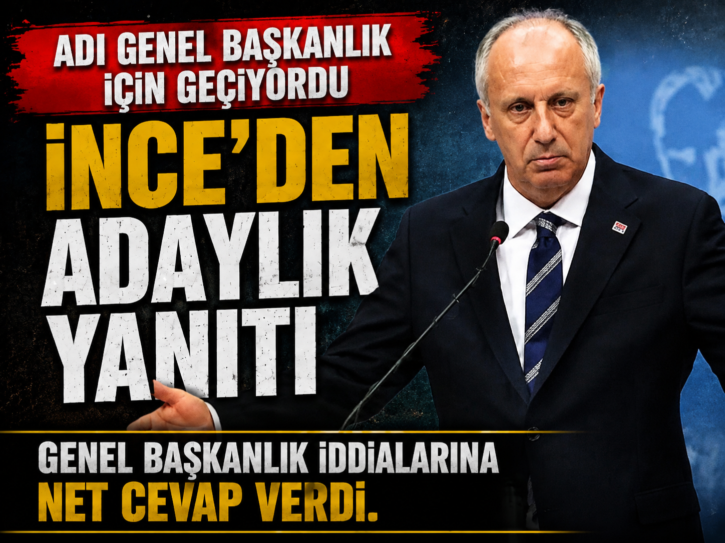 Kulislerde adı geçiyordu! Muharrem İnce aday olacak mı?