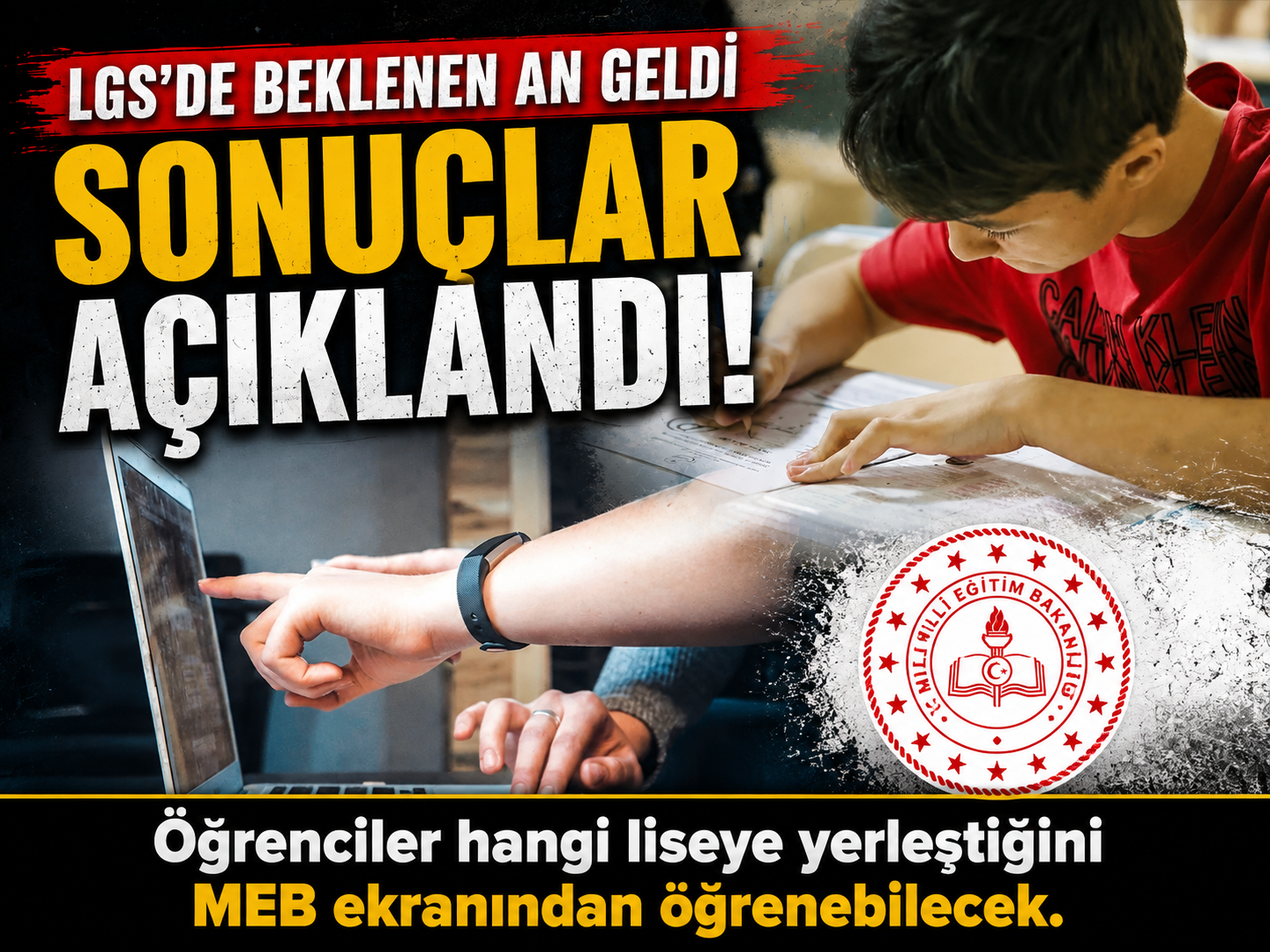 LGS yerleştirme sonuçları açıklandı