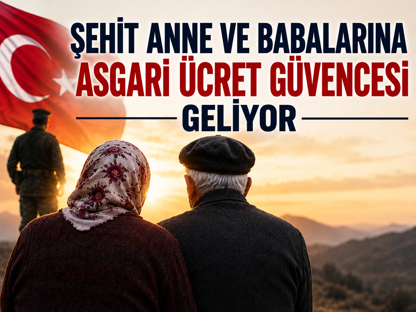 Şehit anne ve babalarına asgari ücret güvencesi geliyor