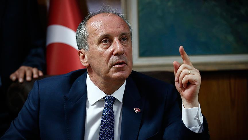 Muharrem İnce’den muhalefete uyarı: “Kazanıyoruz rehavetine kapılmayın"