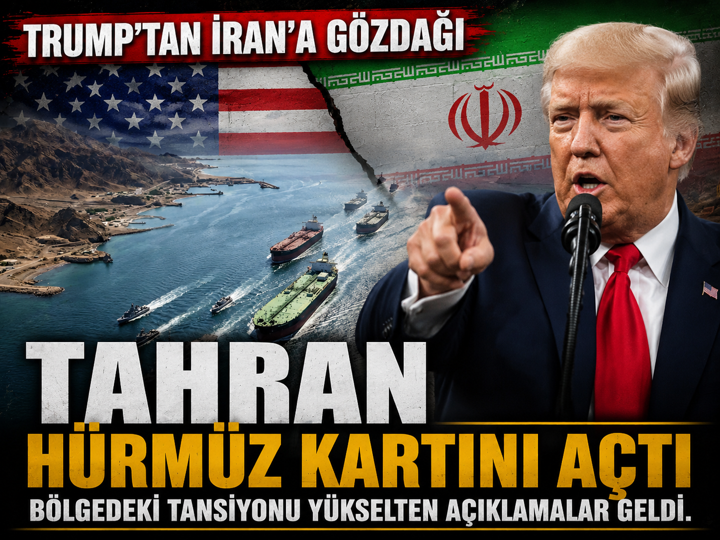 Trump resti çekti, İran’dan Hürmüz hamlesi geldi