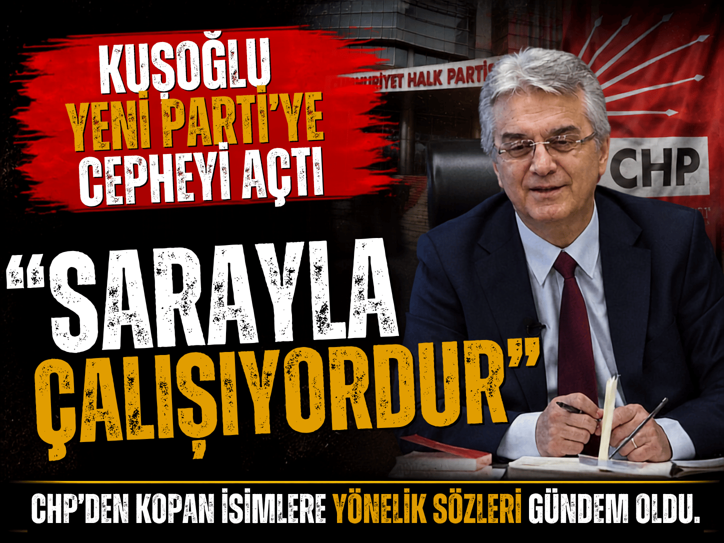 Kuşoğlu’ndan Yeni Parti’ye sert sözler: Koltuksal sebeplerle ayrıldılar