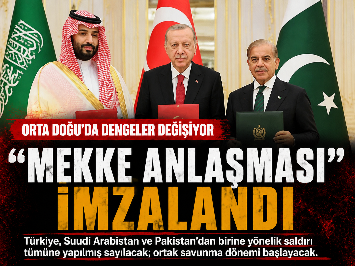 Erdoğan Suudi Arabistan’da: Üçlü savunma anlaşması imzalandı
