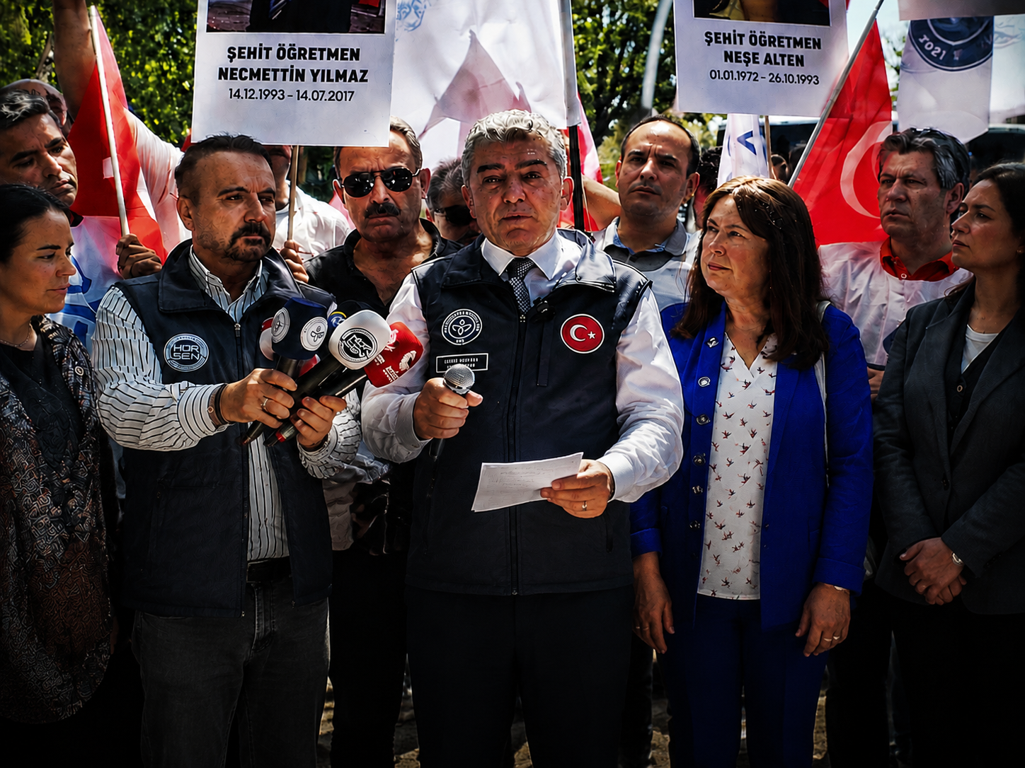 Hürriyetçi Eğitim Sen’den Çerçeve Yasa’ya itiraz: "Şehitlerimizin hukukunu savunacağız"