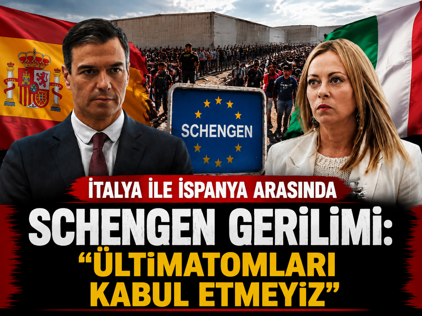 İtalya ile İspanya arasında Schengen gerilimi: "Ültimatomları kabul etmeyiz"