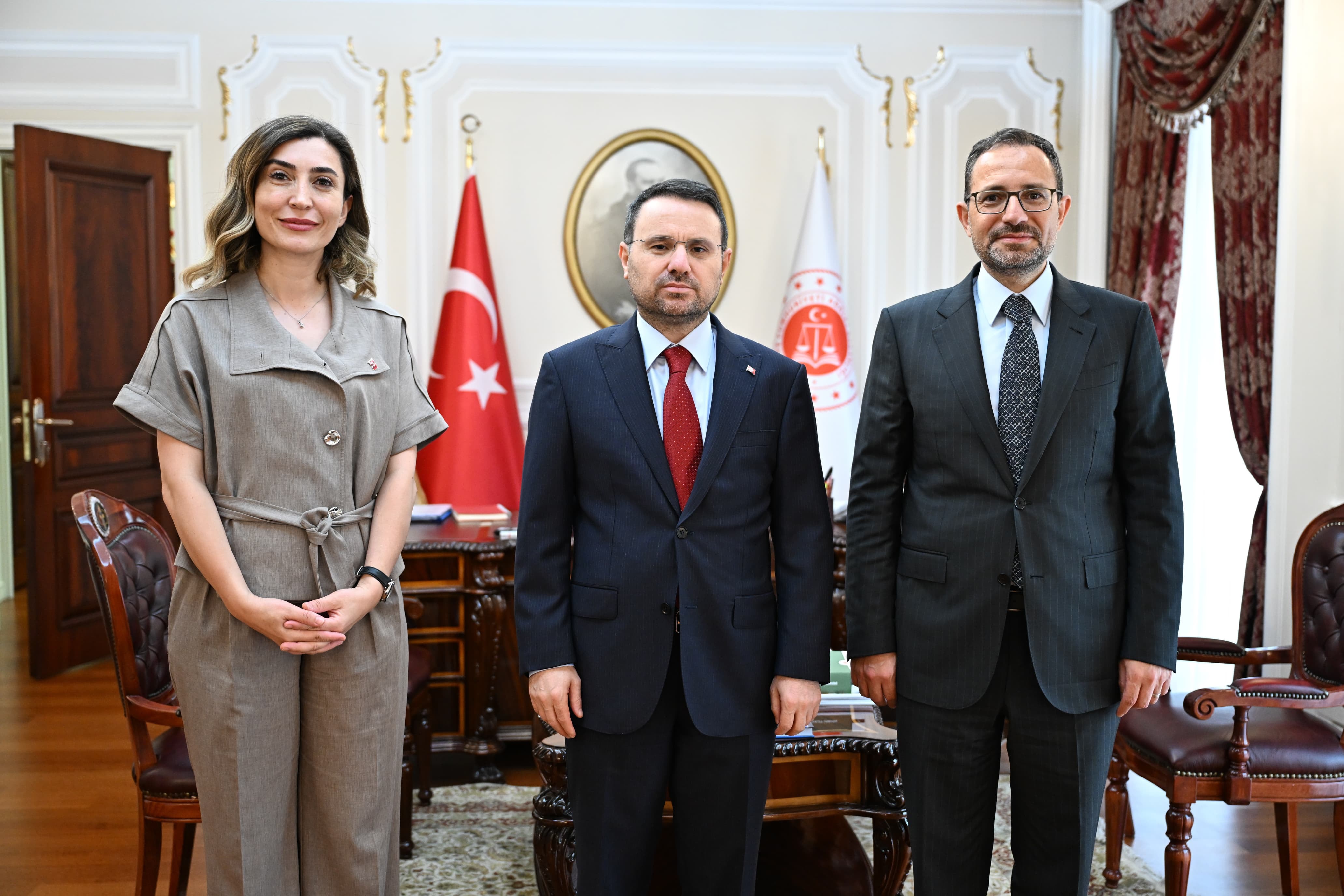 Esma Ersin, Adalet Bakanı Akın Gürlek ve TİKA Başkanı Abdullah Eren’i ziyaret etti