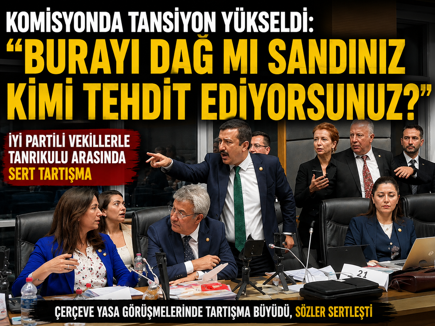 İYİ Partili Türkoğlu’ndan Tanrıkulu’na: Siz burayı dağ mı sandınız?
