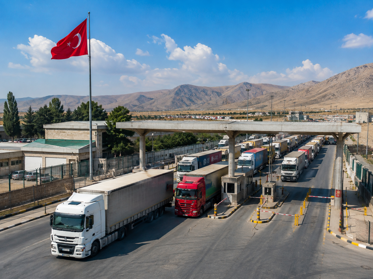 Sınırda rekor hareketlilik: Habur’dan bir günde 2 bin 454 tır çıkış yaptı