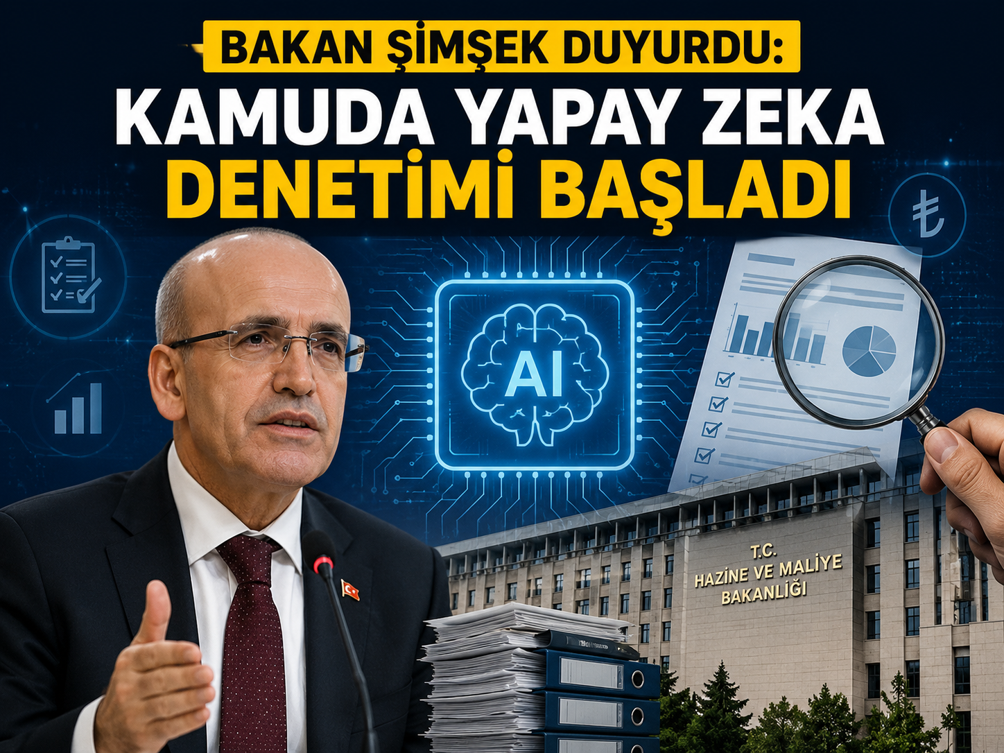 Bakan Şimşek duyurdu: Kamuda yapay zeka denetimi başladı