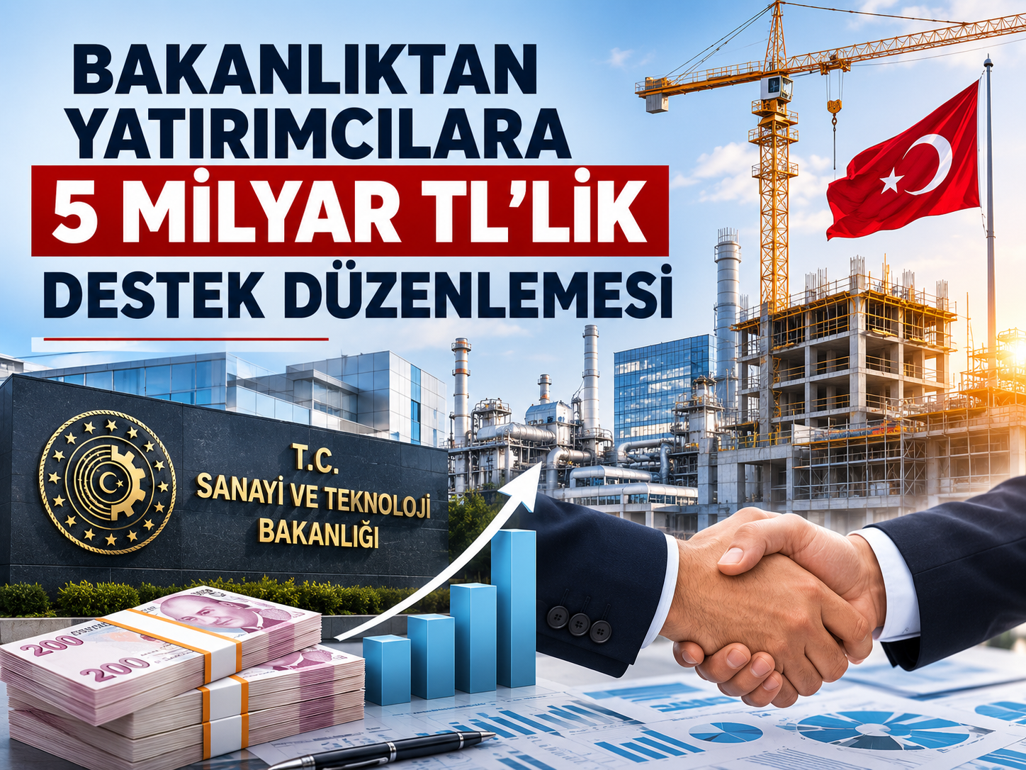 Bakanlıktan yatırımcılara 5 milyar TL’lik destek düzenlemesi