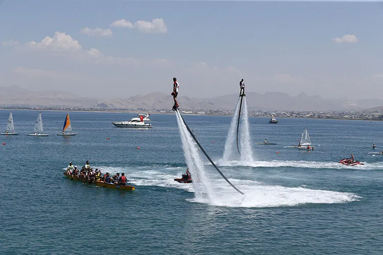 12. Van Denizi Su Sporları Festivali sona erdi