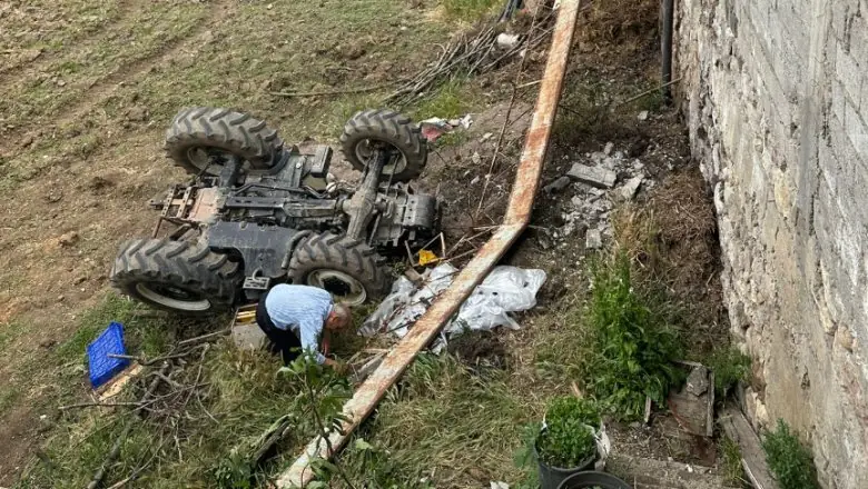 Sakarya’da traktör devrildi: 1 kişi hayatını kaybetti