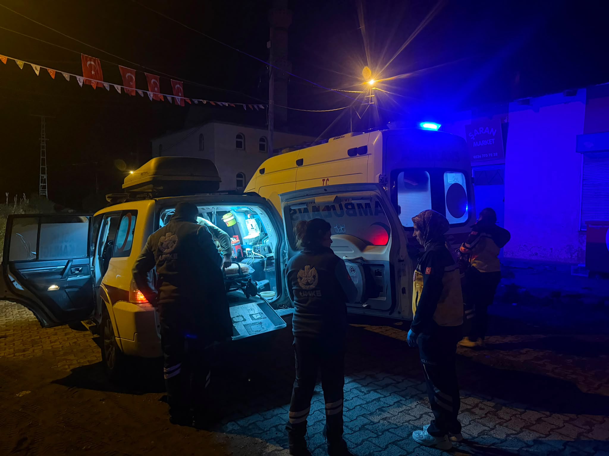 Ambulans ulaşamadı, UMKE devreye girdi