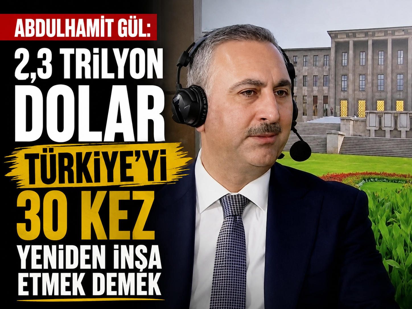 Abdulhamit Gül: Terörün faturası 2,3 trilyon dolar