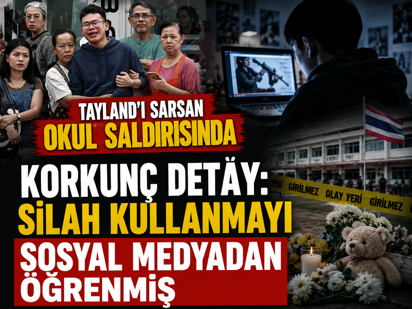 Tayland’ı sarsan okul saldırısında korkunç detay: Silah kullanmayı sosyal medyadan öğrenmiş