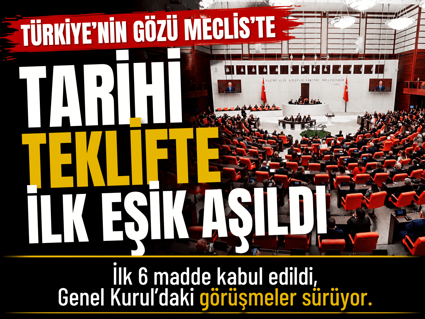 TBMM’de Çerçeve Yasa görüşmeleri sürüyor
