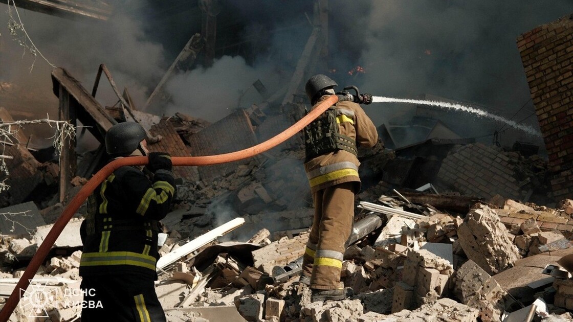 Kiev ve Zaporijya'da lojistik merkezler vuruldu