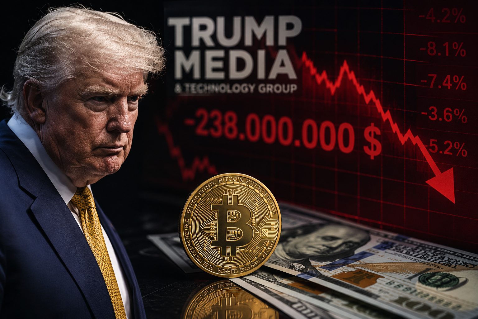 Kripto yatırımları Trump’ın şirketini vurdu