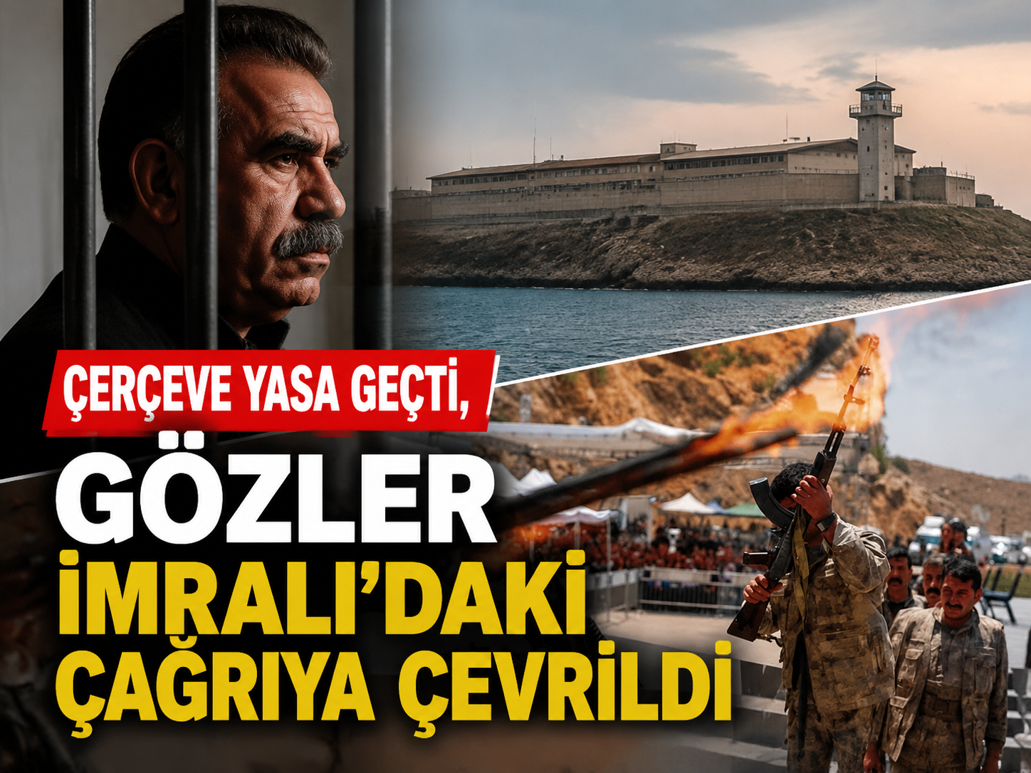Çerçeve yasa geçti, gözler İmralı'daki çağrıya çevrildi