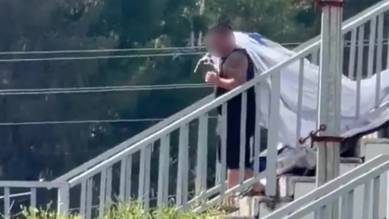 Zonguldak’ta Erdoğan pankartına zarar veren şüpheli tutuklandı