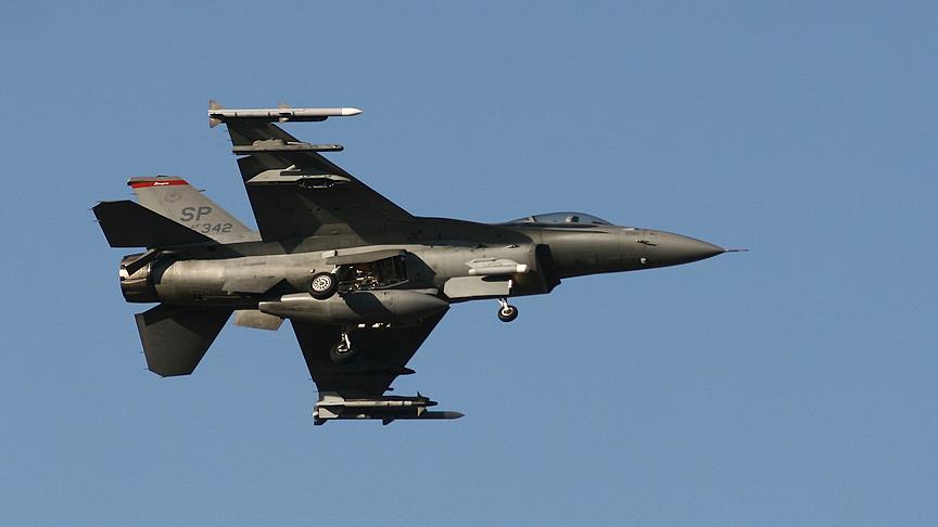 Eğitim uçuşundaki F-16 kaza kırıma uğradı