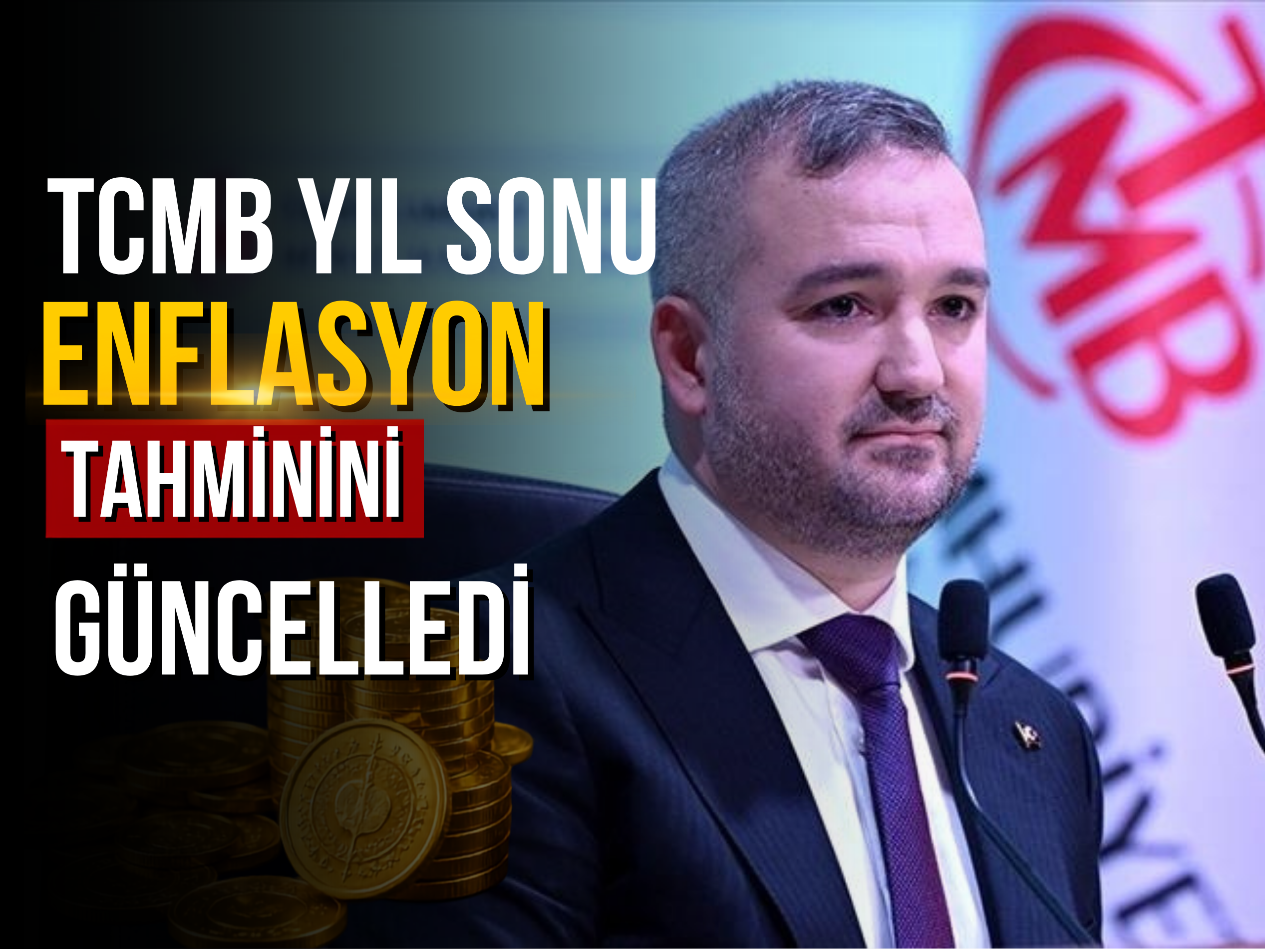 TCMB yıl sonu enflasyon tahminini güncelledi