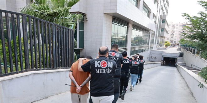 Mersin'de tetikçilik şebekesinden 6 zanlı tutuklandı