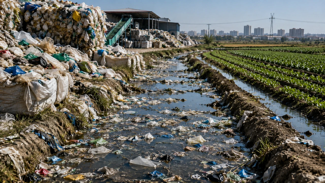 İngiltere’den gelen plastik atıklar Çukurova’yı vurdu: Sulama kanalında mikroplastik alarmı!