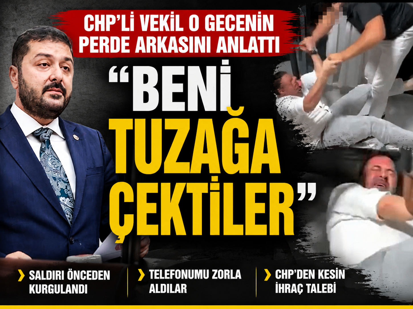 CHP’li Yazgan savcılıkta konuştu: Olay önceden planlıydı