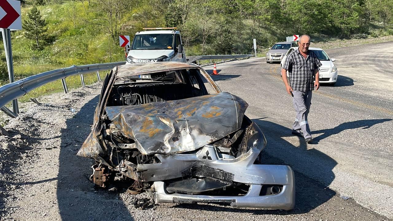 7 kişinin yaralandığı Kastamonu'daki kaza sonrası ulaşım felç oldu