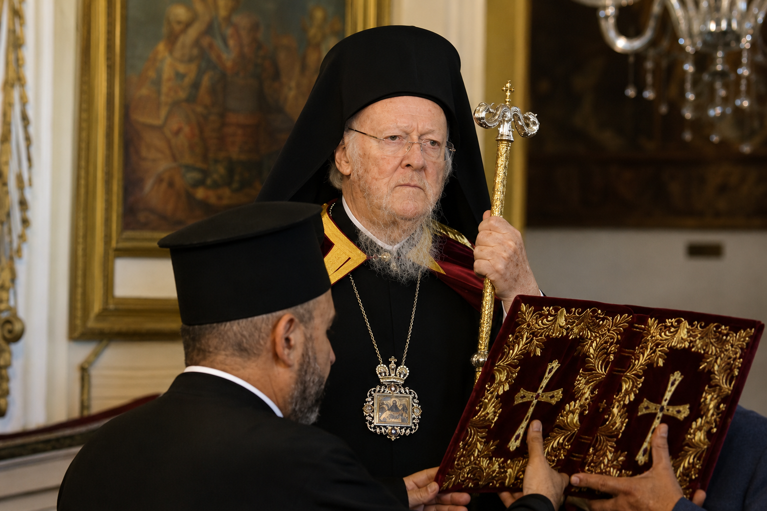 Fener Rum Patriği Bartholomeos, Gökçeada'da ayine katıldı