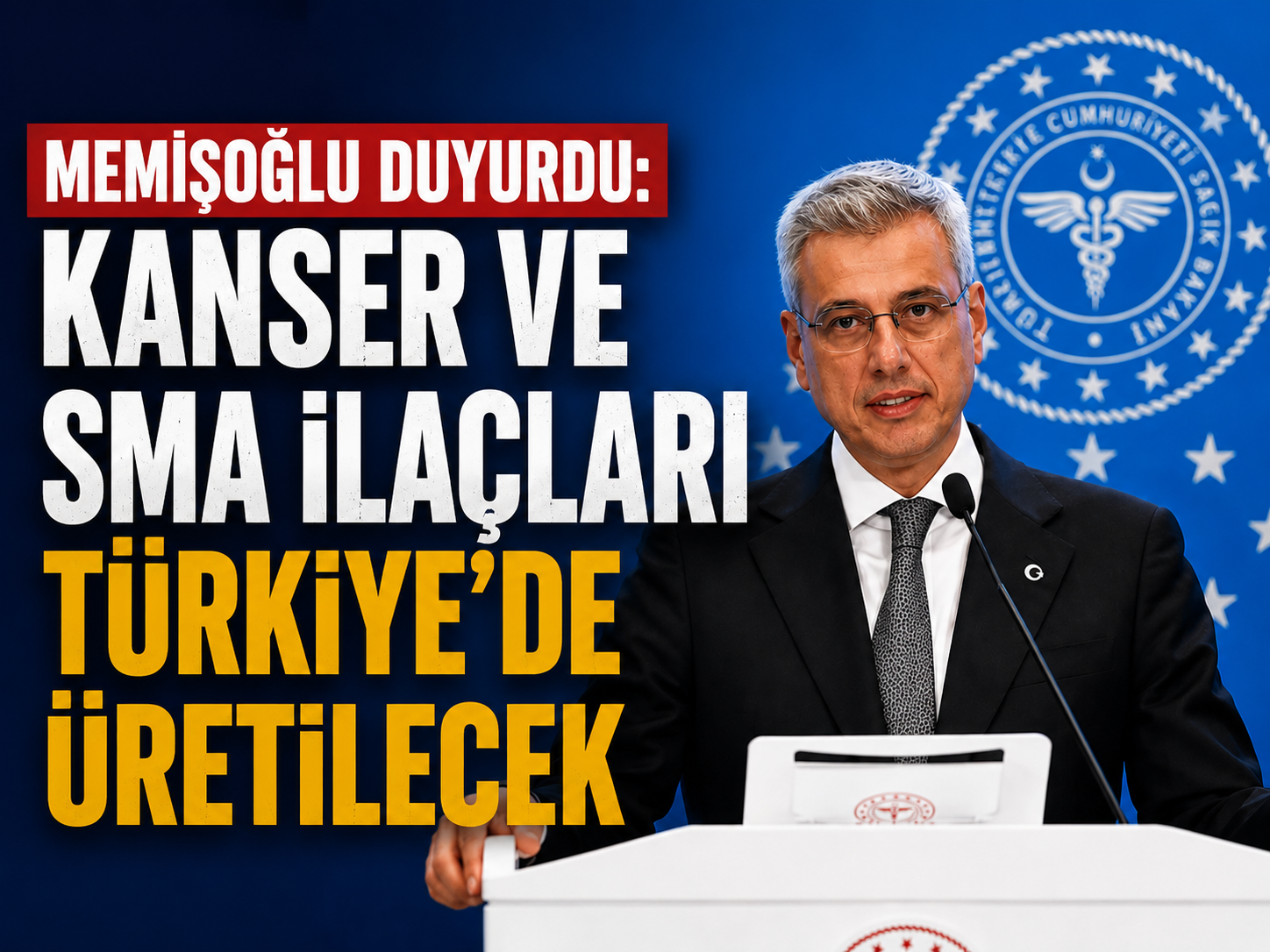 Bakan Memişoğlu duyurdu: Kanser ve SMA ilaçları Türkiye’de üretilecek