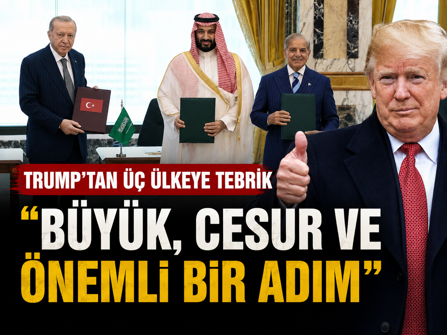 Trump: Mekke Ortak Savunma Anlaşması tarihi bir fırsat