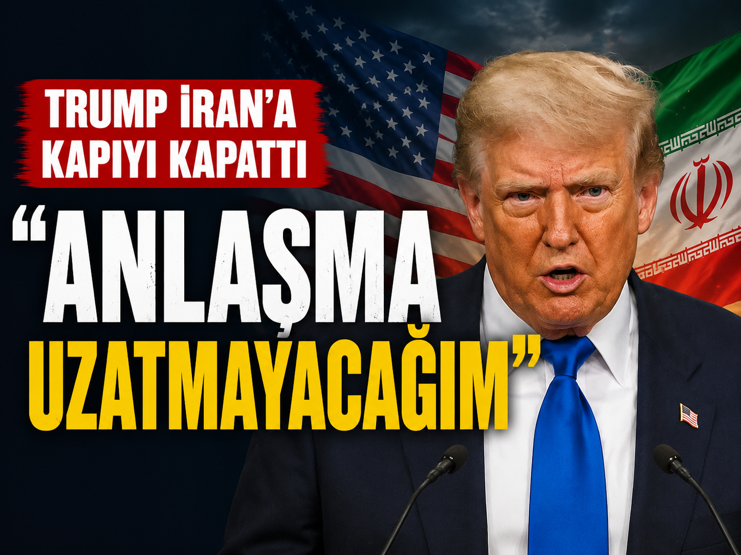 Trump’tan İran’a rest: Anlaşma süresi uzatılmayacak