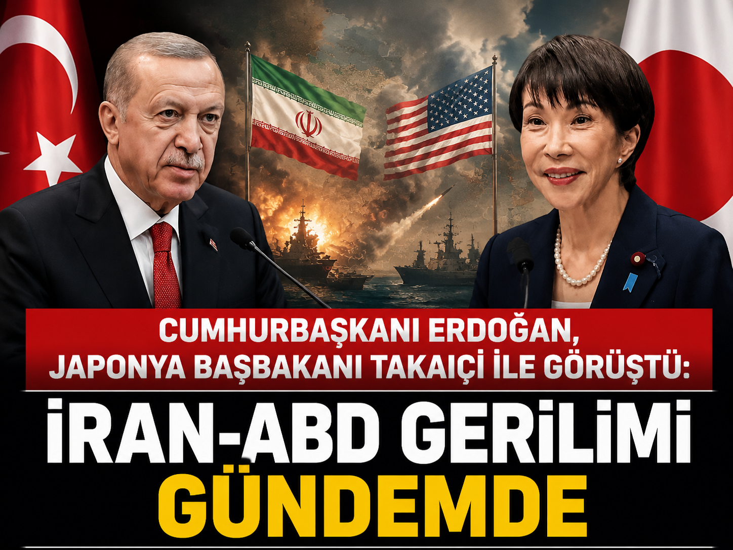 Cumhurbaşkanı Erdoğan, Japonya Başbakanı Takaiçi ile görüştü: İran-ABD gerilimi gündemde