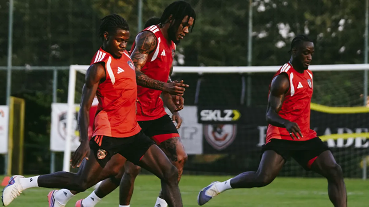 Gaziantep FK, Eyüpspor karşılaşmasına son hazırlıklarını yapıyor