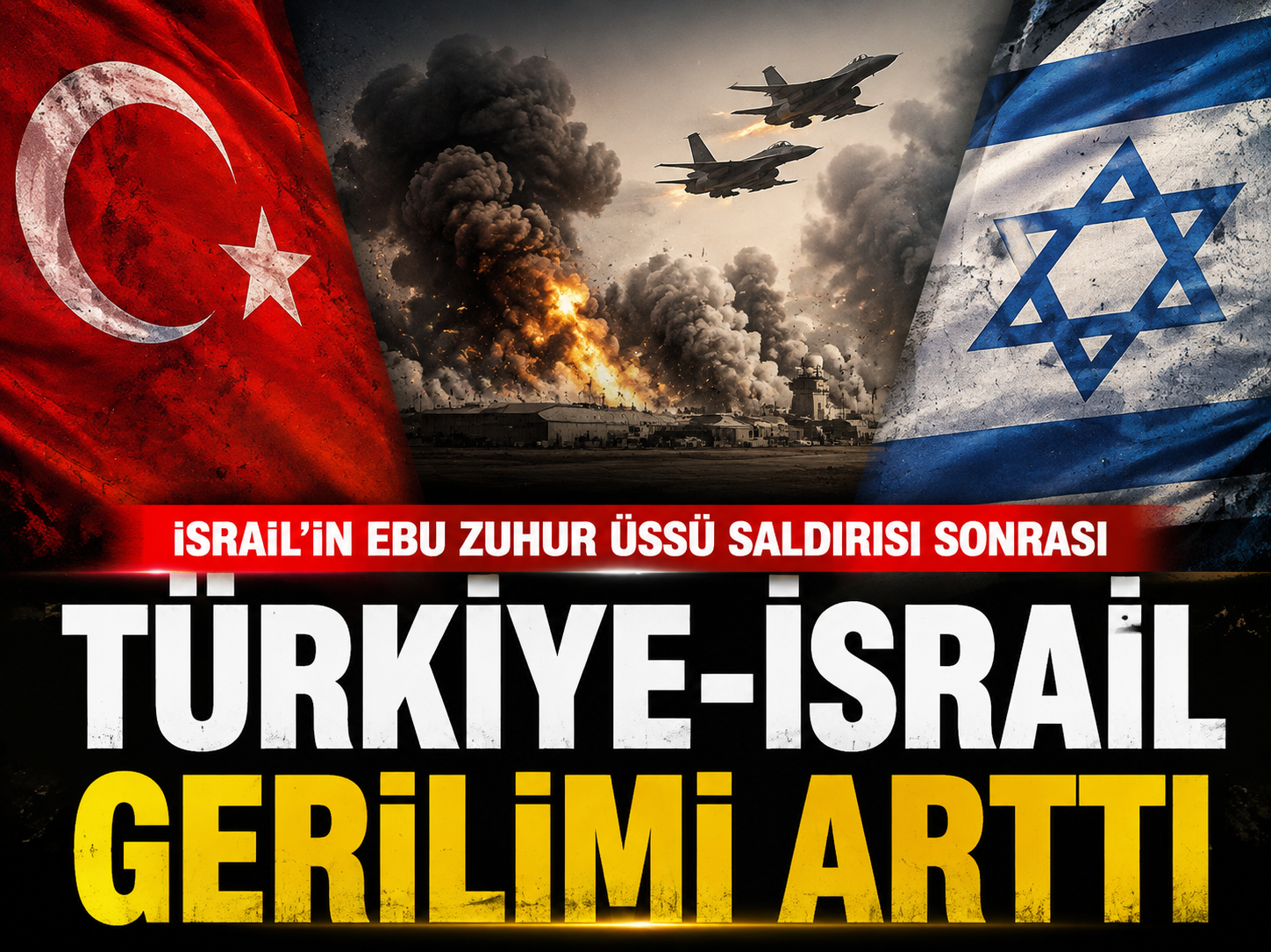 İsrail'in Ebu Zuhur Üssü saldırısı sonrası Türkiye-İsrail gerilimi arttı