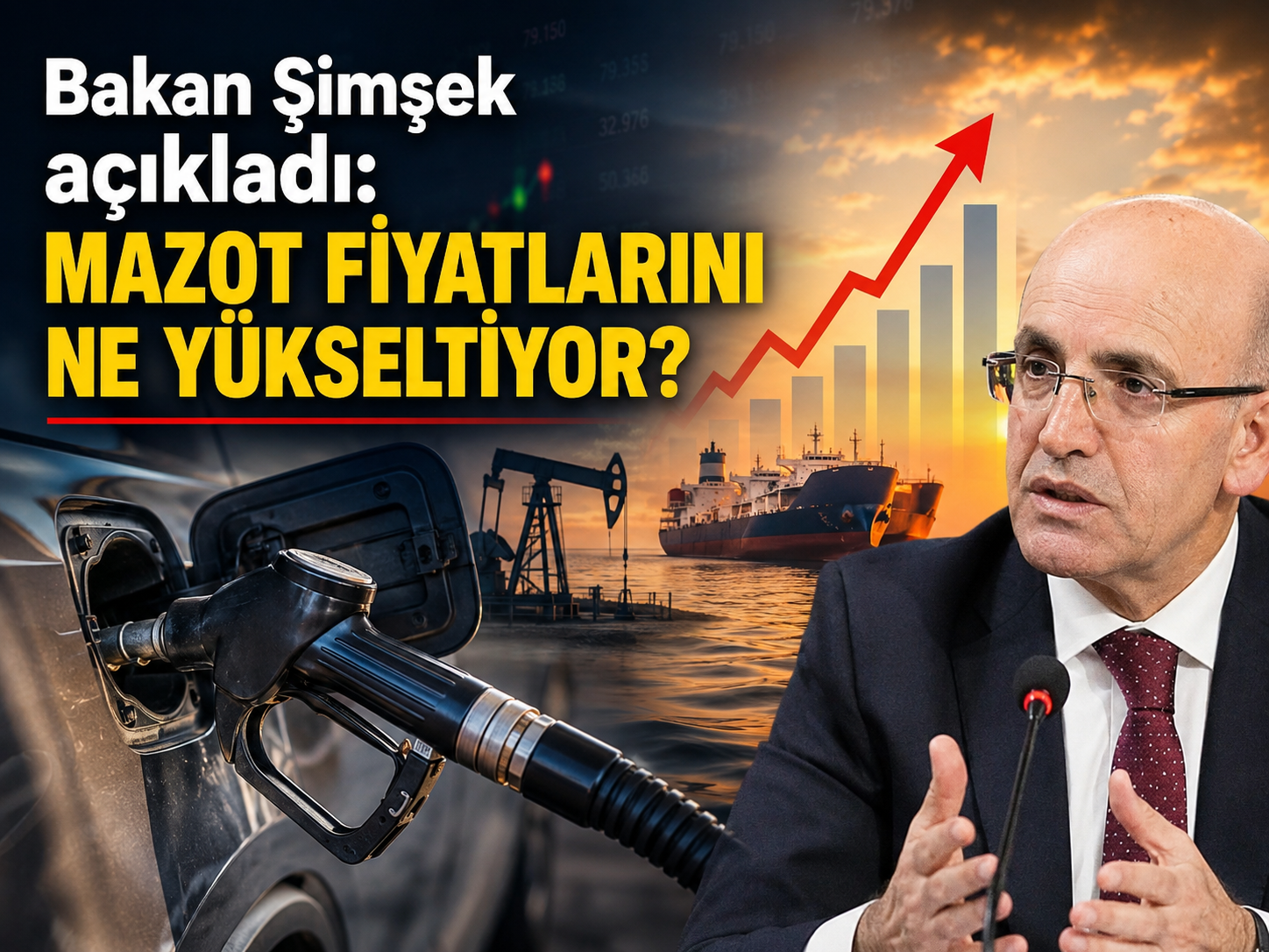 Bakan Şimşek açıkladı: Mazot fiyatlarını ne yükseltiyor?
