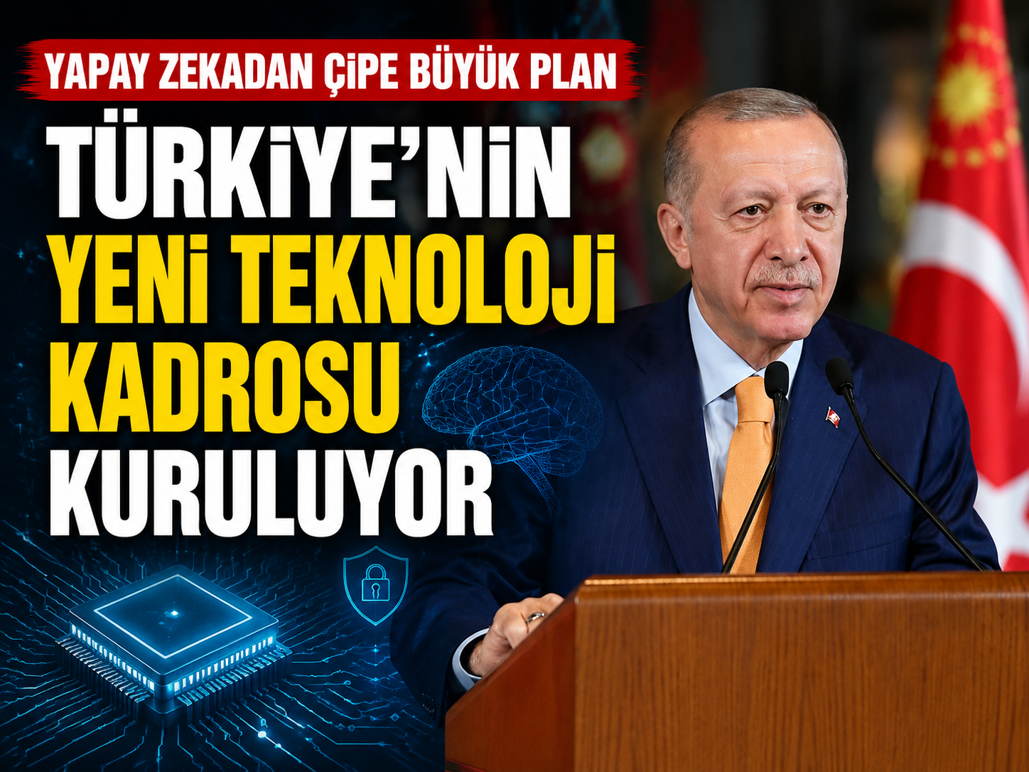 Erdoğan: Yapay zeka ve siber güvenlik için 550 uzman geliyor