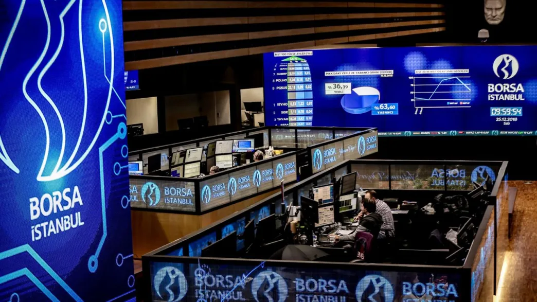 BIST 100 endeksi düştü: 62,43 puan kaybetti
