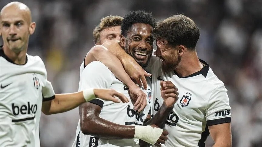 Üst üste 3. galibiyet: Beşiktaş Avrupa'da fırtına gibi esiyor