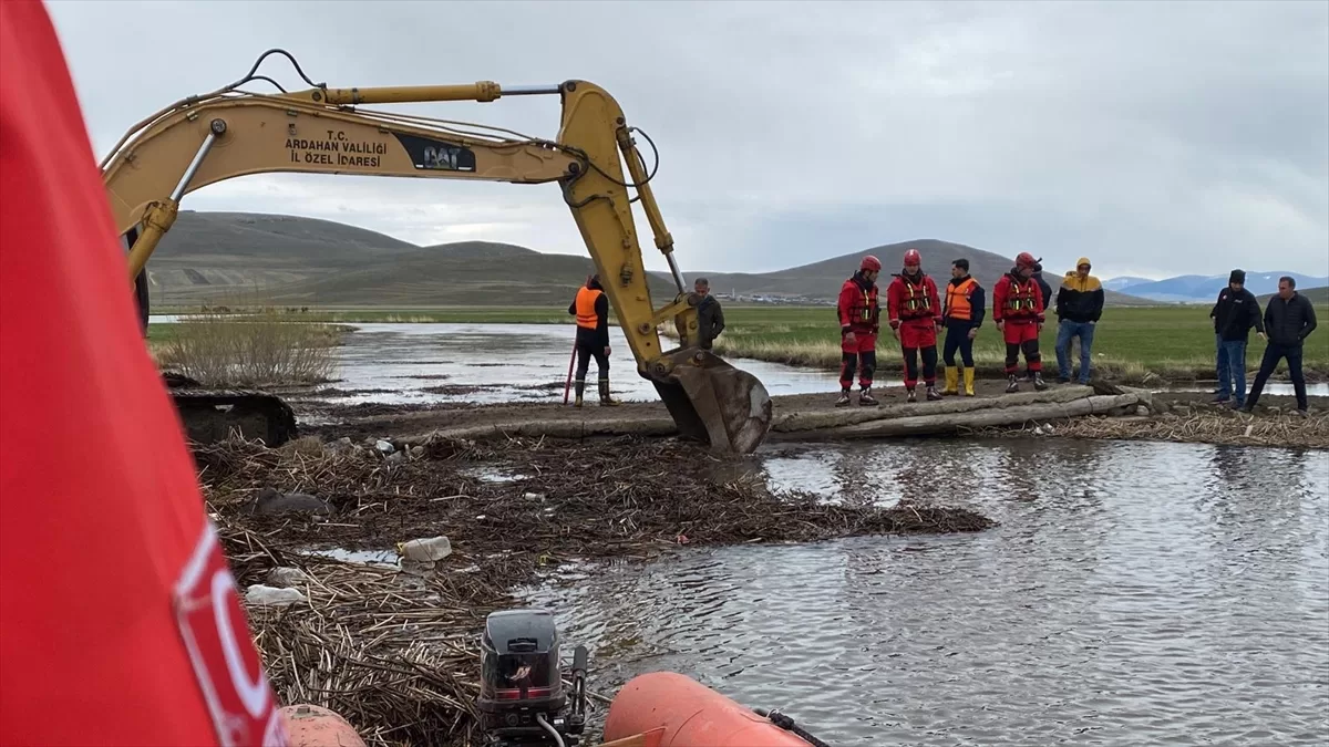 Kura Nehri'nde kaybolan kişi için 50 kişilik ekip seferber oldu
