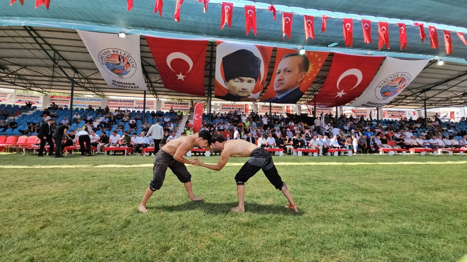 Karakucak festivalinde sürpriz son: Başpehlivan Doğan Uzun