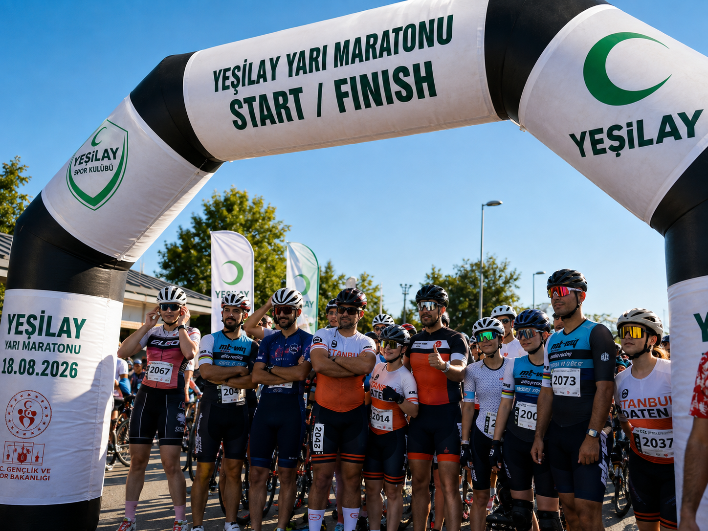 İstanbul'da ilk kez düzenlenen maratonda 1500 sporcu yarıştı