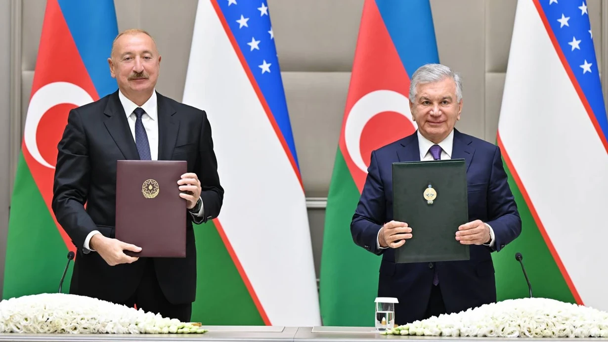 Aliyev ile Mirziyoyev’den stratejik ortaklık ve Karabağ mesajı